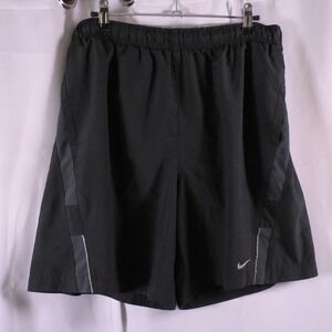 Nike Dri-FIT Basketball Shorts Black Mens Large Brief Lined